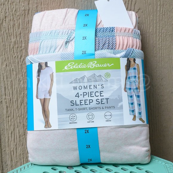 EDDIE BAUER Other - NWT EDDIE BAUER 4 PIECE SLEEP SET IN  TEAL